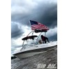 Big Air Inc. BLACK Universal Wakeboard Tower Mounted Flag Holder