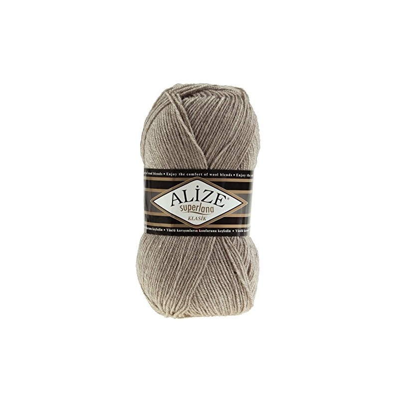 Alize Super Lana Klasik 25% Wool 100g Knitting Yarn #