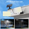 Onforu Solar Lights Outdoor, 240 LED 3000LM Motion Sensor Outdoor