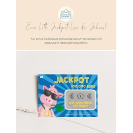 Joli Coon Joli Coon Lotto Jackpotlos - Wir bekommen ein Baby - Schwangerschaft verkünden mit Scherzlosen