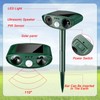 Kittmip Ultrasonic Animal Repellent Outdoor Solar Powered Repeller Cat Dog