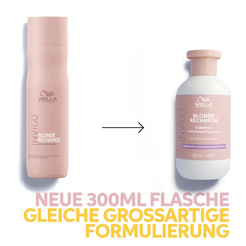 Wella Professionals INVIGO Blonde Recharge Shampoo - For Blonde Hair,