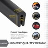 Seal Rubber Junta de Goma EPDM Canal U Negro 11/32"