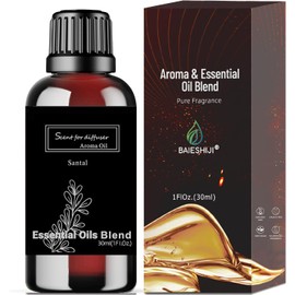 Santal Essential Oil Inspired by Luxury Hotel for Diffusers, Pure Hotel Diffuser Oil, Sandalwood, Cedarwood and Musk, Home Luxury & Hotel Scent - 30ML