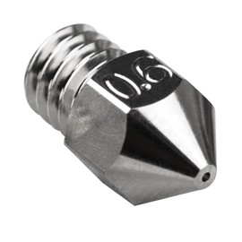 POLISI3D High Temperature Sharp Non-Stick MK8 Plated Copper Nozzle 0.6mm Compatible with Snapmaker Ender 3 Pro Ender 5 CR10 V2 S4 S5 Anet A8 3D Printer (0.6mm)