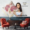 ANRO Cushion Cover Decorative Cushion Sofa Cushion Cover Tapestry Hydrangea