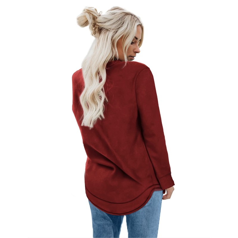 Dofaoo Christmas Sweatshirts for Women Crewneck Long Sleeve Plus Size