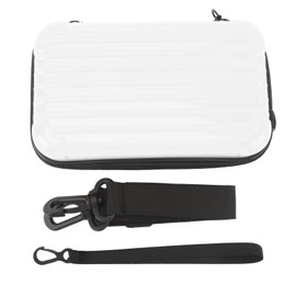 Camera Case Detachable Dual Zipper Waterproof Protective Portable Camera Storage Bag For Insta360 Ace Ace Pro White