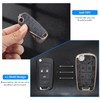 EnerCharge Key Fob Cover with Keychain,Soft TPU and Leather Full
