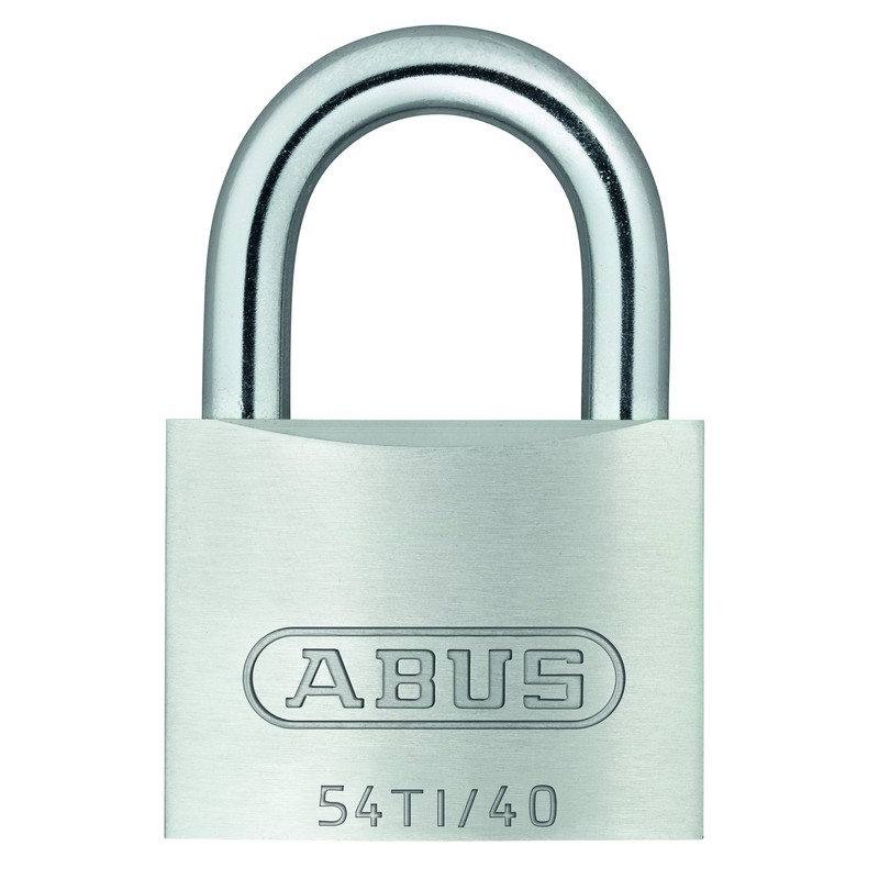 ABUS 54TI/40 54 Titalium Lock Tag Padlock, Silver