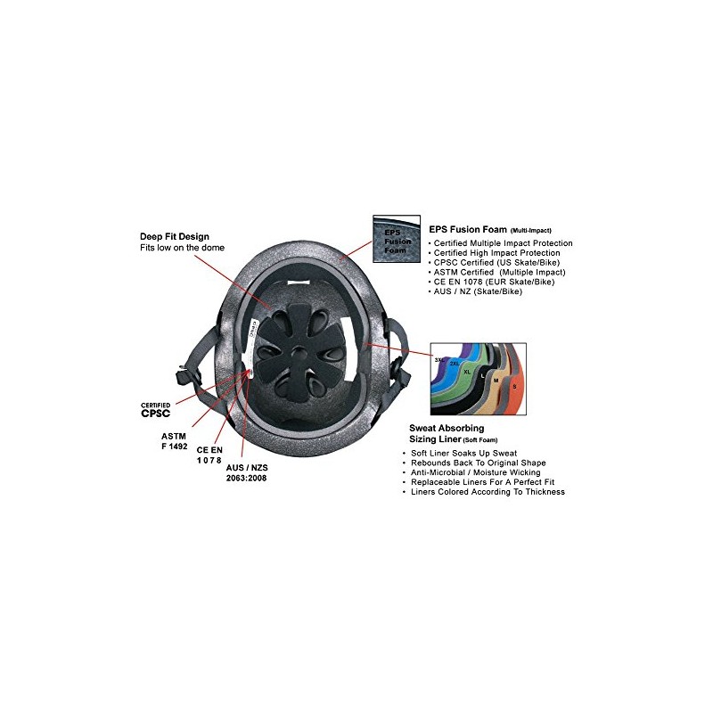 S1 Mega Lifer Helmet - White Gloss (Small 23")