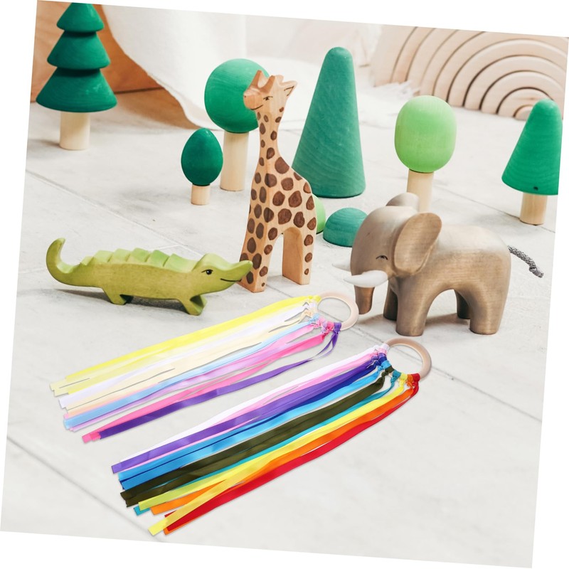 SUPVOX 2Pcs Hand Kite Ribbon Streamer Creative Sensory Training with