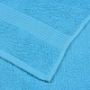 vidaXL Flannels Pack of 4 Turquoise 30 x 30 cm