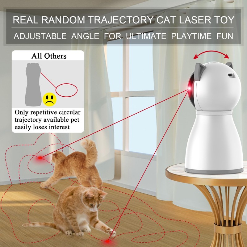YVE LIFE Laser Cat Toys for Indoor Cats,The 4th Generation