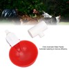 12 Sets Chicken Watering Cup with Tee Connector Automatic Feeding