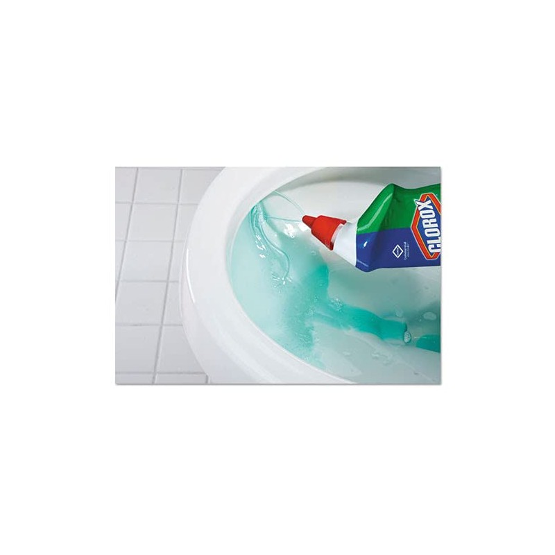 Clorox Toilet Bowl Cleaner with Bleach, Fresh Scent, 24oz Bottle