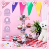 Bokon 3 Tier Puppy Dog Cupcake Stand and 24 Pcs
