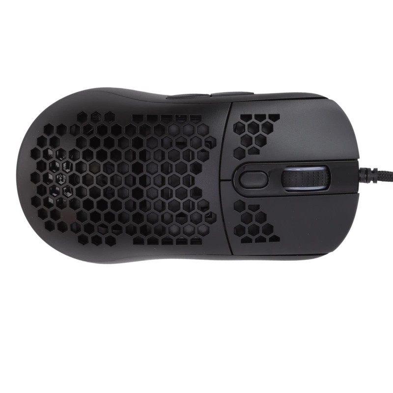 Pro Wired Gaming Mouse - 12000 DPI, Honeycomb Shell, RGB