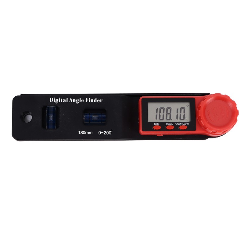 0‑200° Digital Display Angle Finder High Accuracy Electronic Spirit Level