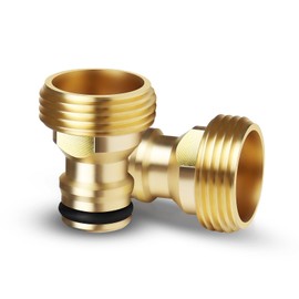 Mdlufee Mdlufee 2 Pcs Gartenschlauch Schnellverbinder, 3/4 Zoll Stecker Gewindehahn Stecker,Gewindehahn Adapter