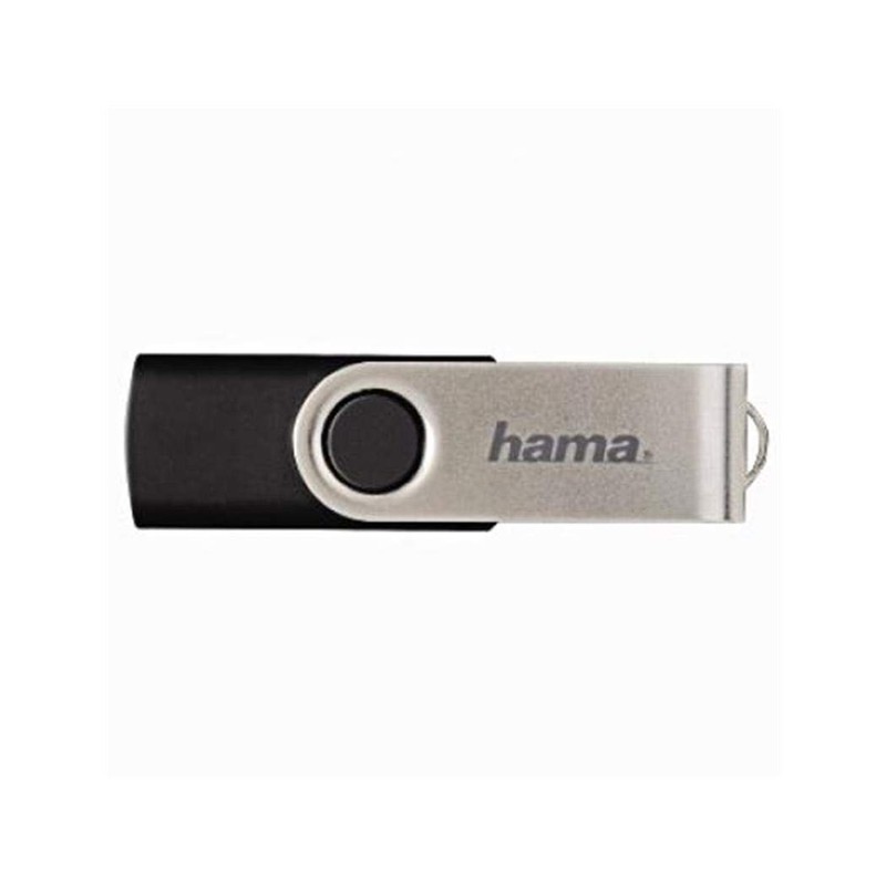 Hama Rotate FlashPen USB 2.0 Memory Stick 64 GB Black