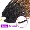 8 Packs 24inch Goddess Boho Box Braids Crochet Hair With