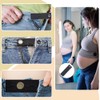 YFTRFR 10 Pcs Adjustable Waist Extender, Elastic Button Waistband Expand