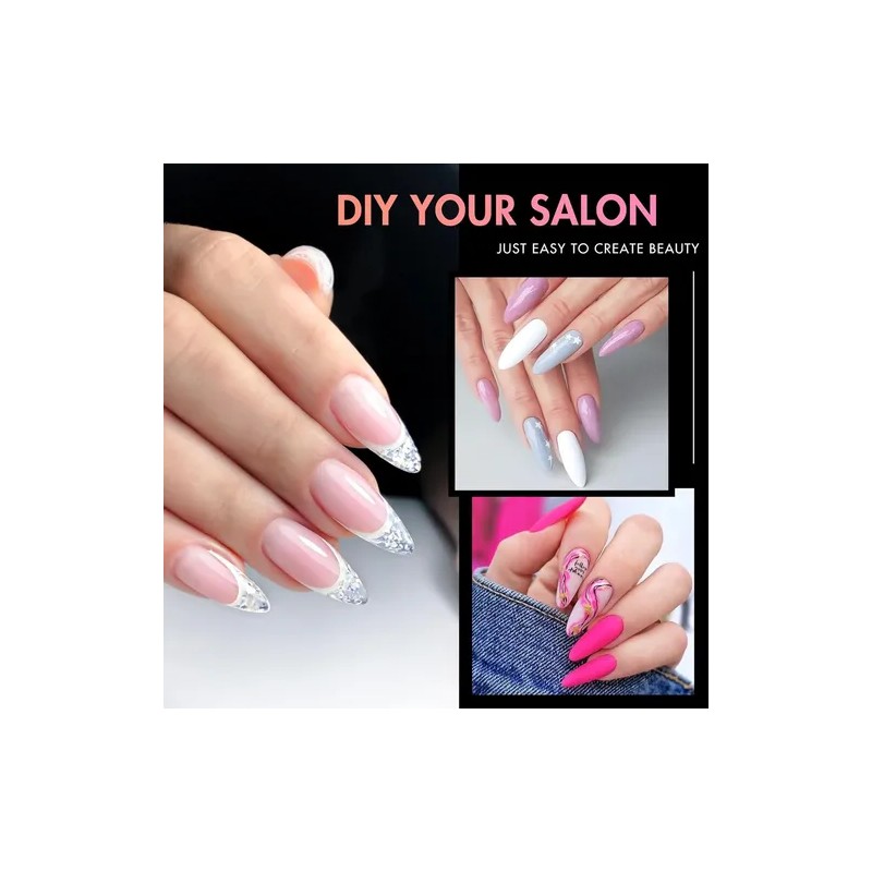 Extensor De Uñas Postizas Almendra Acrylic Uñas Extensor, 12