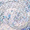 6PCS Bird Repellent Reflector Silver Spiral Bird Repellent Sheet Scare