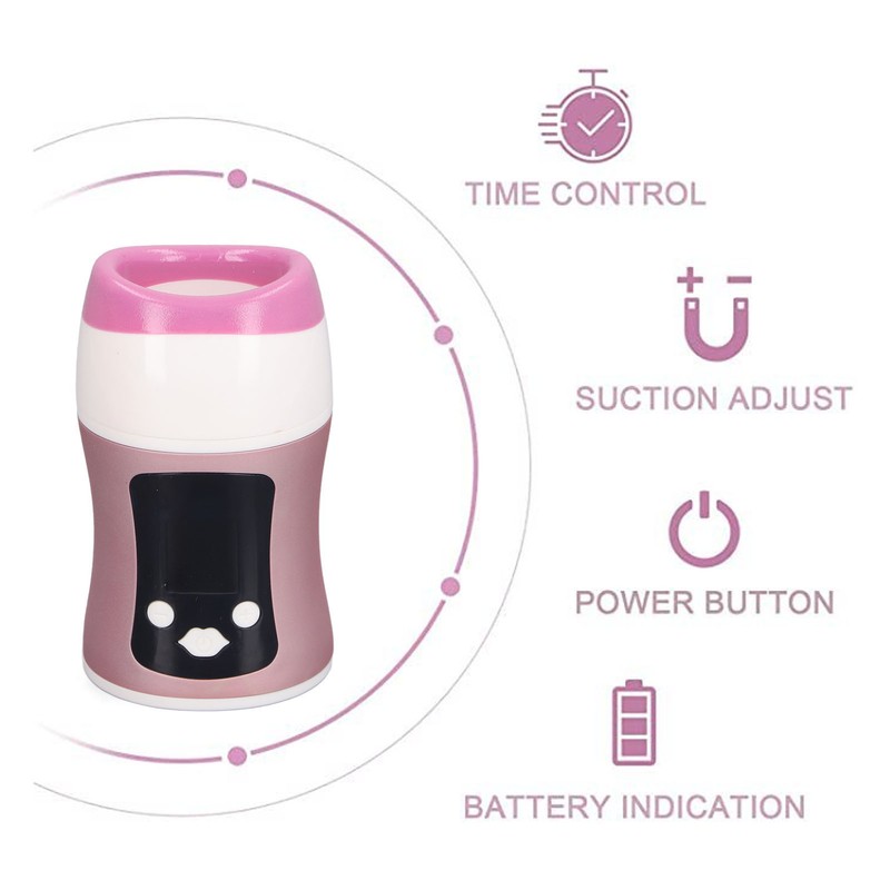 Electronic Lip Plump Device Lightening Lines Time Control Massaging Portable