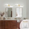 EDISLIVE Modern Wave LED Vanity Light Dimmable Modern Led Vanity