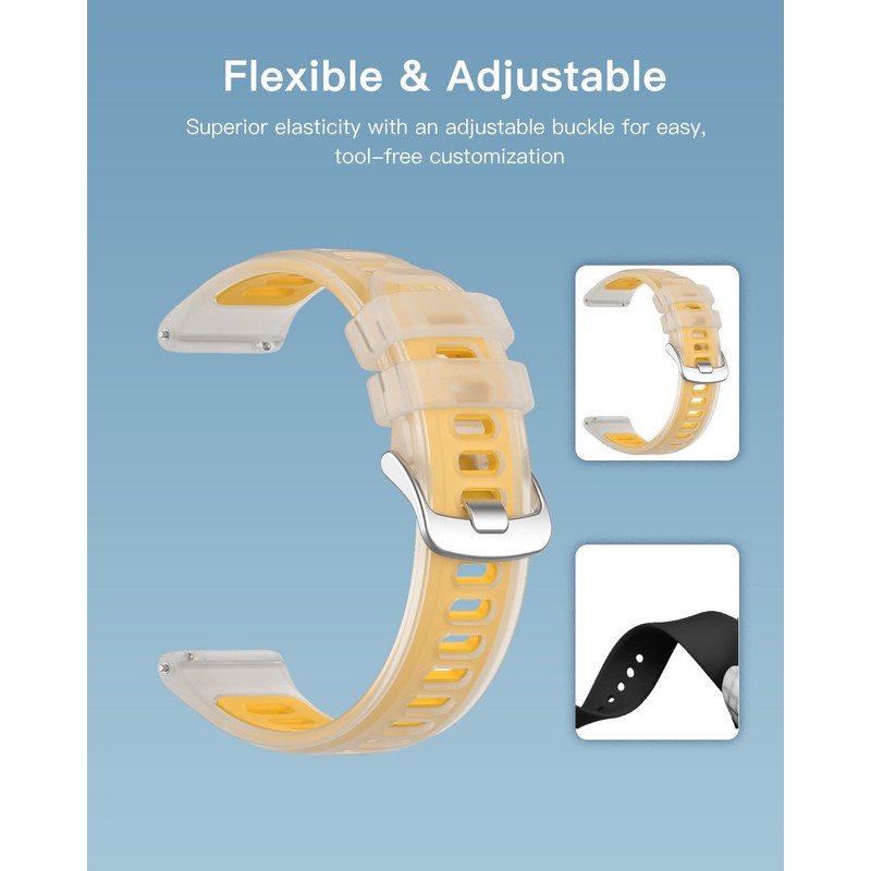 Bands for Garmin Forerunner 570 42mm Smartwatch,Sport quick-release Silicone Band