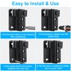 ZMDMAH Door Bolt Lockable Stainless Steel Latch Small Deadbolt Lock