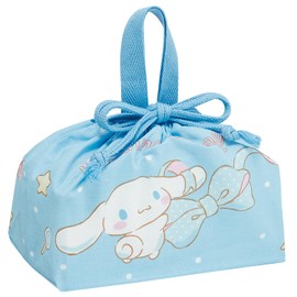 Skater KB7 Sanrio Cinnamoroll, Big Ribbon, Girls Lunch Bag, Drawstring Bag, Made in Japan