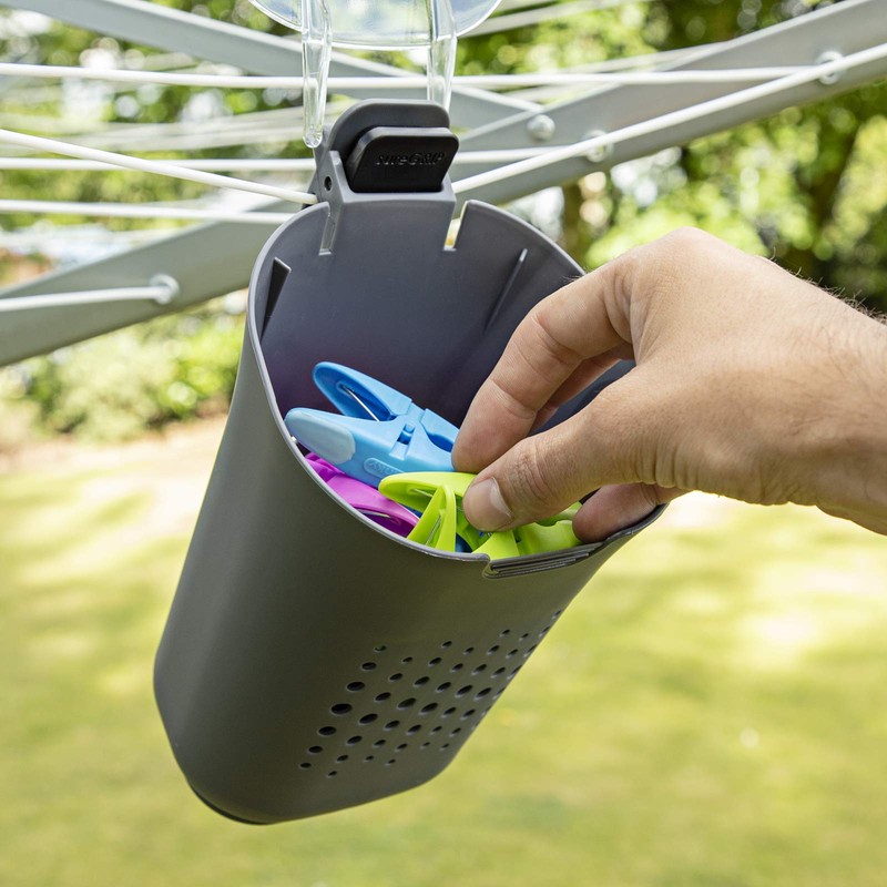 Minky VT86890F01 Pod Plus 24 Sure Grip Pegs, Grey, One