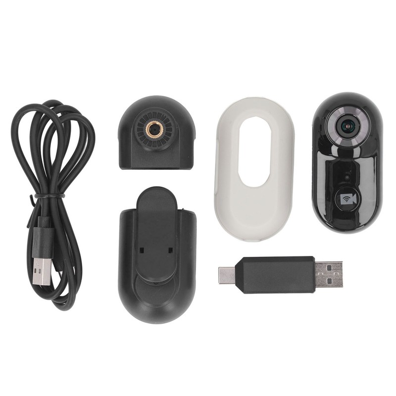 1080P Pet Camera Wireless WiFi Transmission Thumb Camera Magnetic Suction