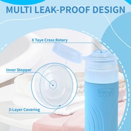 Travel Bottles for Toiletries, Tsa Approved 90ml Travel Containers, BPA Free Leak Proof Essentials Travel Bottles Travel Size Toiletries for Shampoo Cometic Conditioner