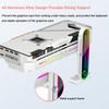Temperature Displaying GPU Stand ARGB Infinity Graphics Card Support Adjustable