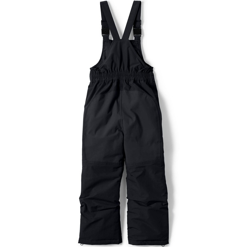 Lands' End Kids Squall Snow Bibs Black Kids 4