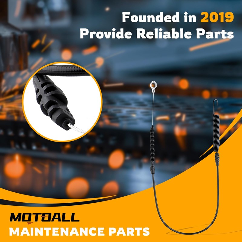MOTOALL 946-05124A Deck Engage Cable for MTD Craftsman Huskee Troy