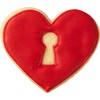Heart Cookie Cutter with Keyhole Stainless Steel 7 cm