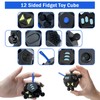 VCOSTORE Fidget Cube With 12 Sides - Original Figet Cube