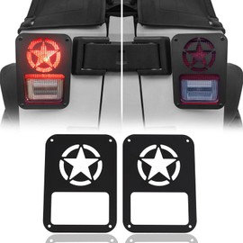opar Cubierta Trasera de Cinco Estrellas para 2007-2017 Jeep Wrangler JK