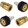 JUYOU 2 Pcs Set Pressure Washer Adapter, M22 (M22-14MM) to