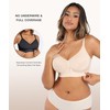 Seamless Women Bra, Comfortable Everyday Bra with Adjustable Straps, Skin,
