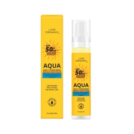 Luxe Organix Aqua Daily Sunscreen with SPF 50+ PA*** UVA/UVB Protection 50ml