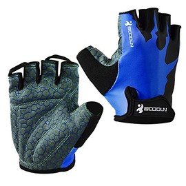 Eroilor Cycling Short Gloves Half Finger Bike MTB Gloves Summer Cycling Gloves for Women / Men - Blue - S