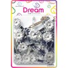 Dream World Self Hinge Barrette Daisy Silver 28 Piece Pack