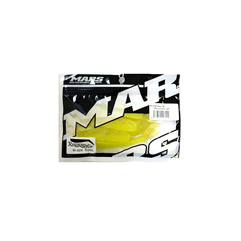 Mars (マーズ) Lure Rolling Shad M Chartreuse Gold (Hill Climb)