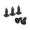 uxcell Hex Socket Self Tapping Screws, M3 x 6mm Carbon